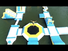 Πλωτό τραμπολίνο νερού, φουσκωτό από PVC, ανθεκτικό