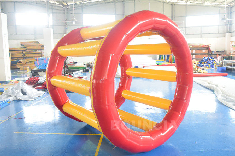 PVC Tarpaulin Inflatable Hamster Wheel For Outdoor Water Activity